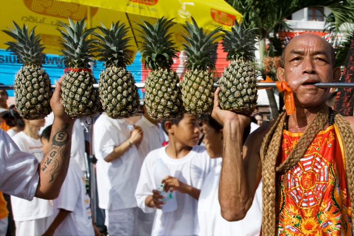 Фестиваль ананасов в Таиланде, фото Helke V