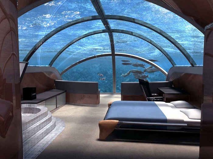Подводный отель, номер Suite 