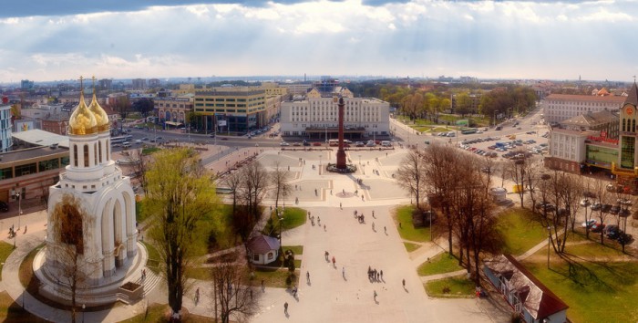 Панорама Калининграда, фото Dima Bushkov