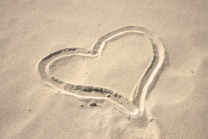 Сердце на песке, автор Jan Willem Geertsma