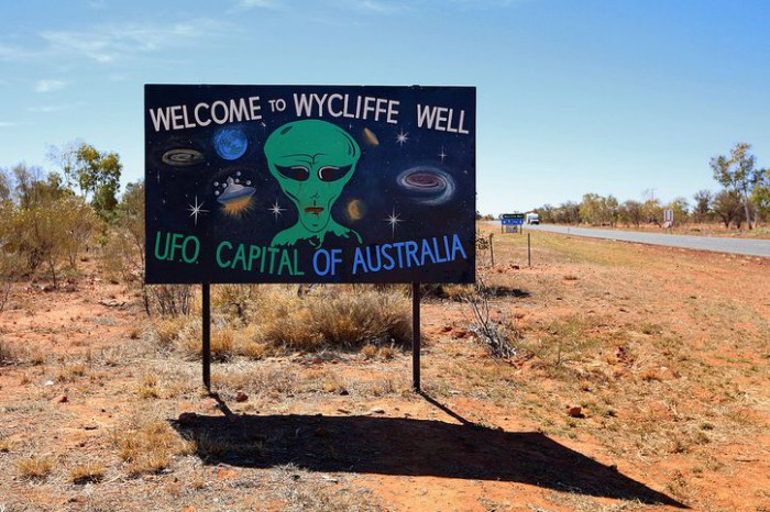 Уайклиф Велл — НЛО-столица Австралии, фото David Morgan-Mar