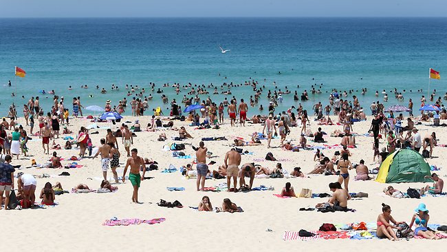 Бонди пляж в Сиднее, Австралия
