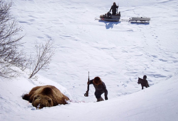 Охота на медведя, фото Магадан