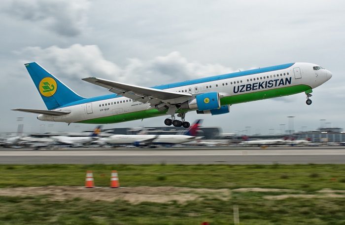 Самолет в Узбекистан, фото austinNYC
