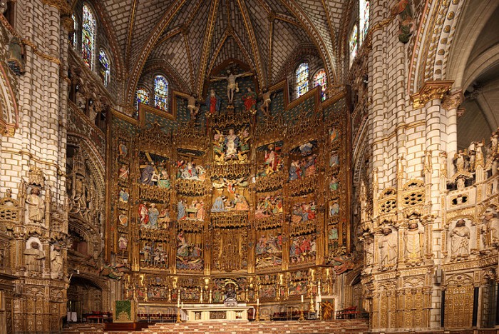 Главный алтарь собора Толедо, фото Divot