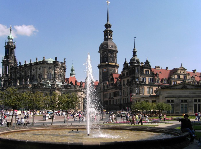 Центральная площадь Дрездена, фото Ingersoll