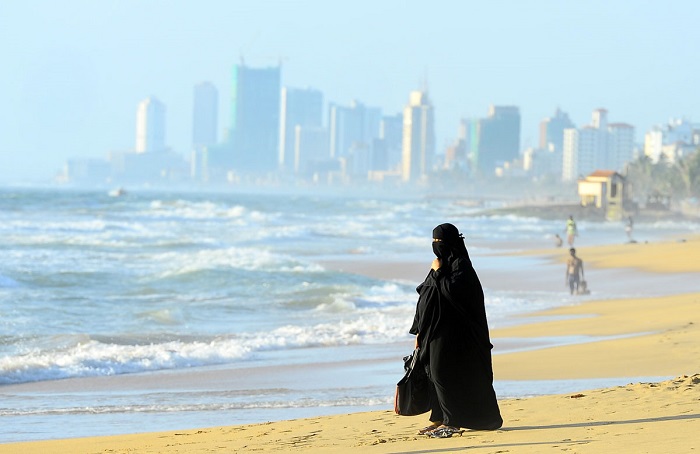 На пляже в арабских странах