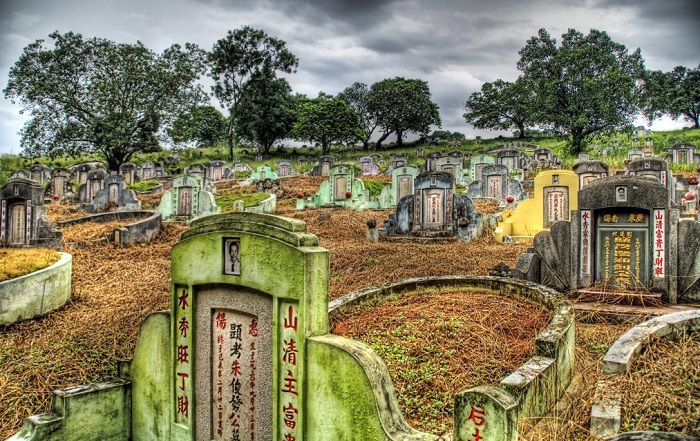 Кладбище в Китае