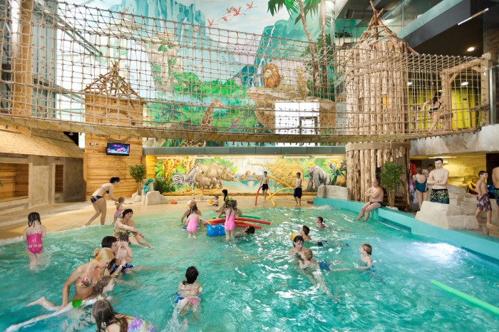 Детская зона аквапарка в Друскининкае
