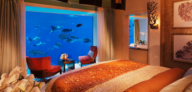 Посейдон комната в отеле под водой в Дубае